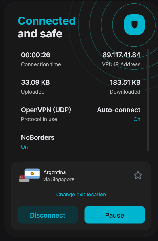 Double VPN (Dynamic MultiHop)