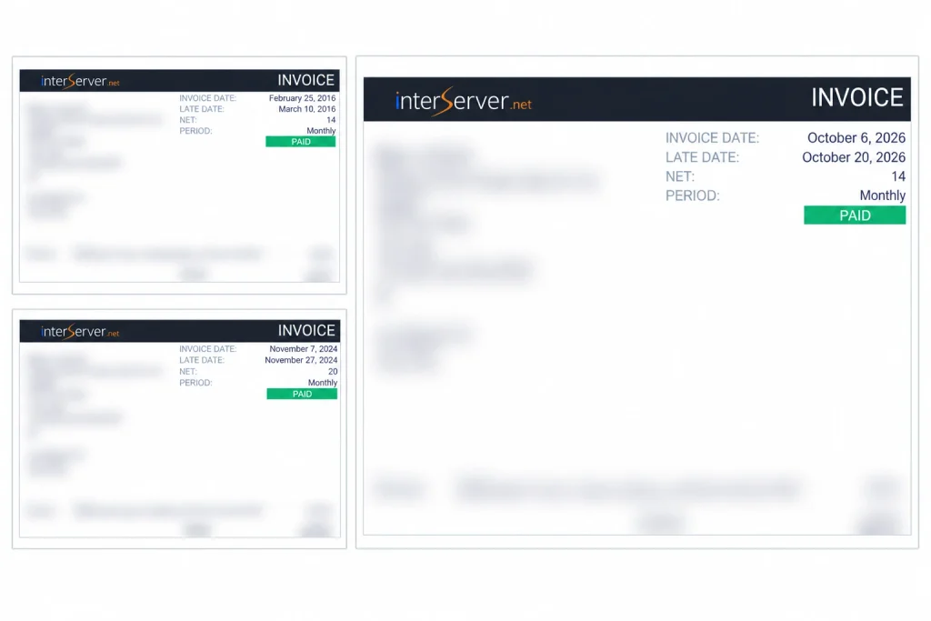 InterServer Review 2026: 10 Years, 50+ VPS & Servers 2 interserver invoice