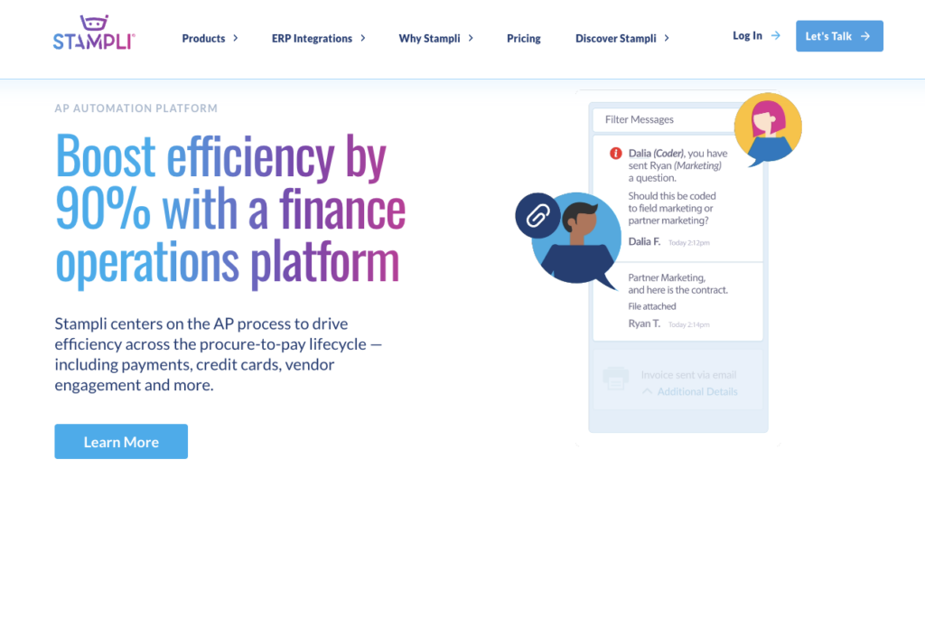 Stampli Accounts Payable Automation