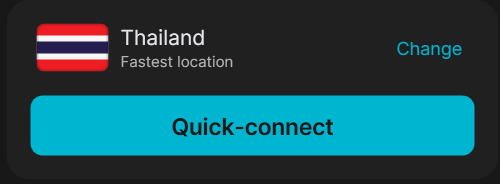 SurfShark Quick-connect