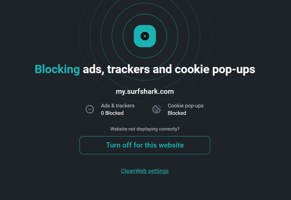 Surfshark CleanWeb