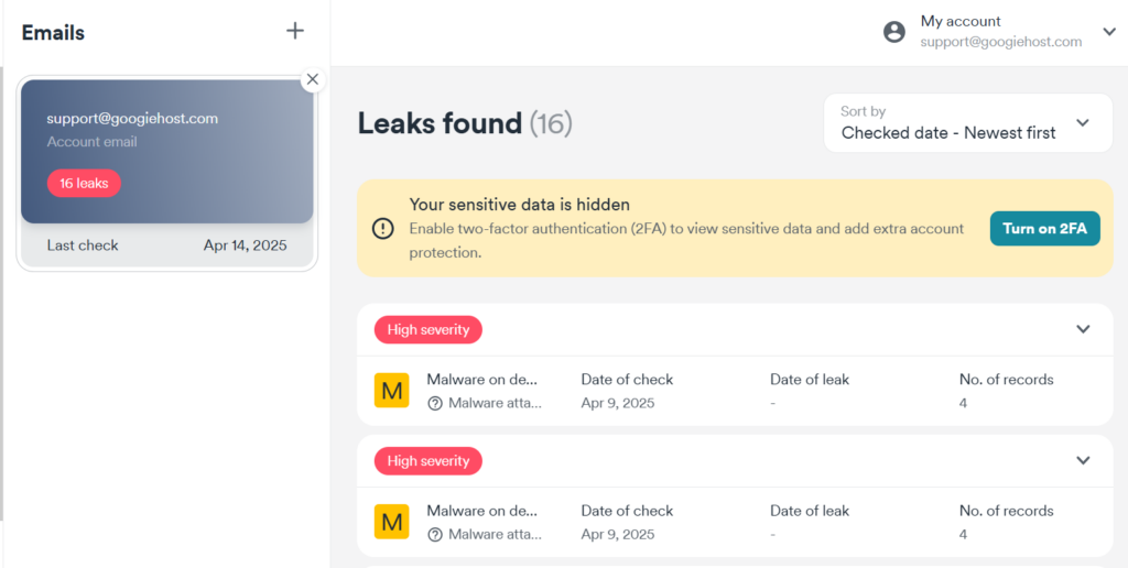 Surfshark DNS Leak Test
