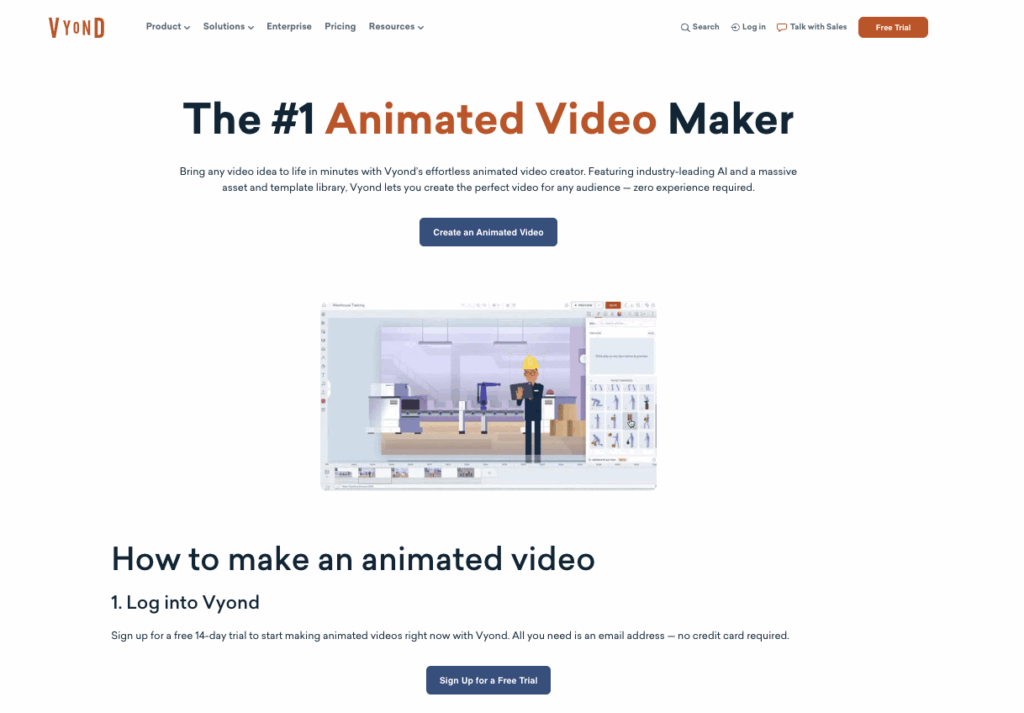 Vyond Free Animation Software