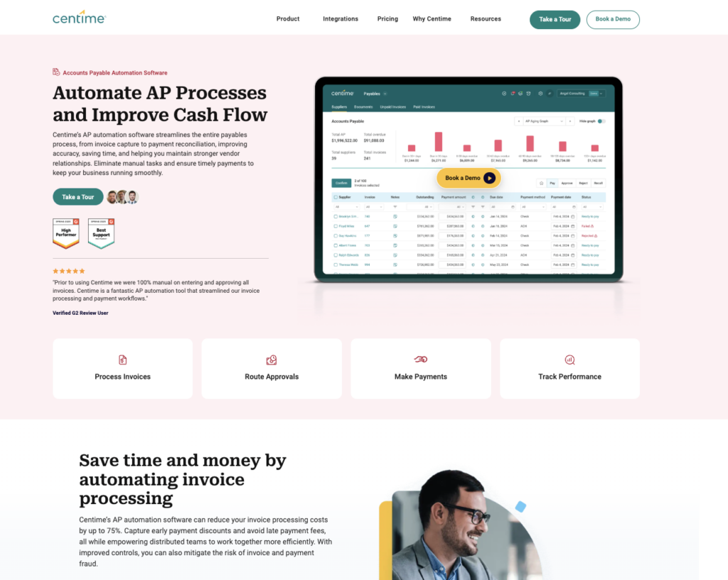 centime Accounts Payable Automation