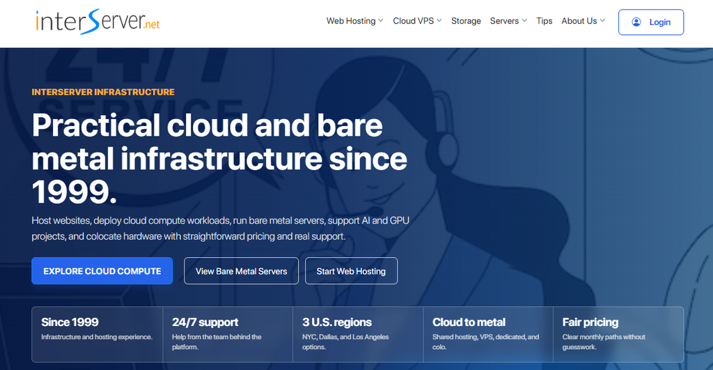 interserver landing page