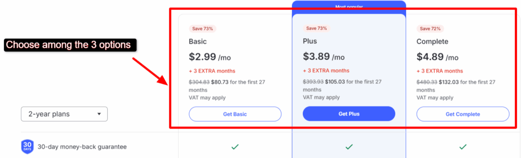 vpn pricing