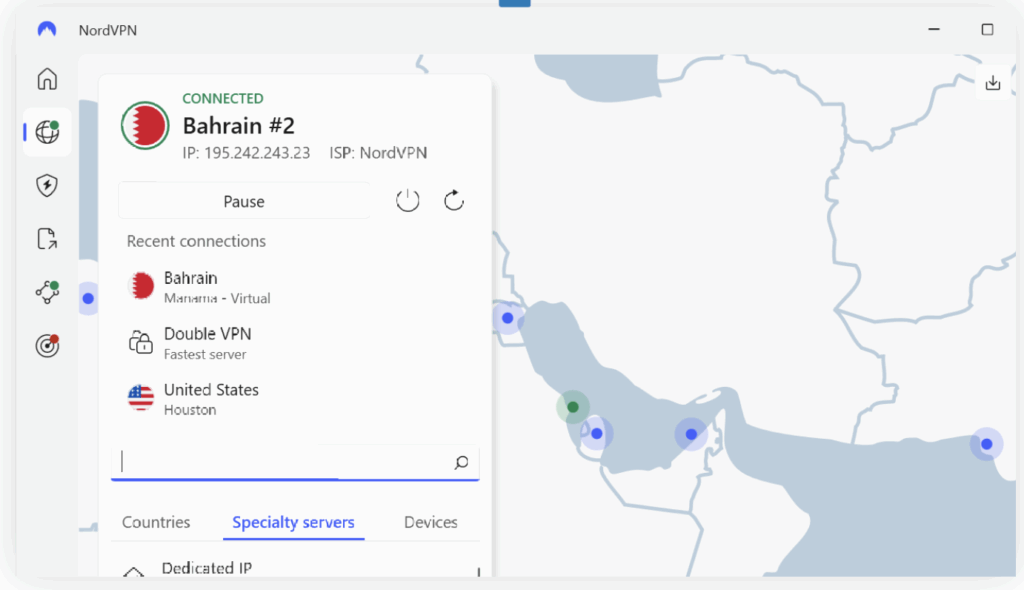 Connect to a Saudi Arabia VPN Server