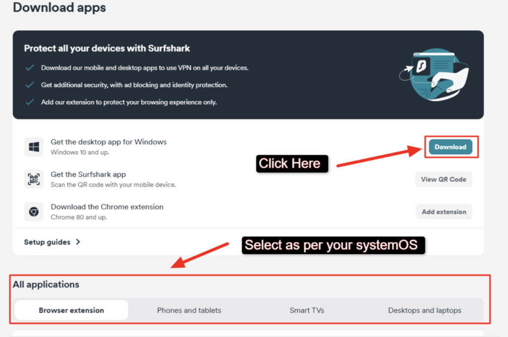 Press the download icon as shown in the screenshot provided below.