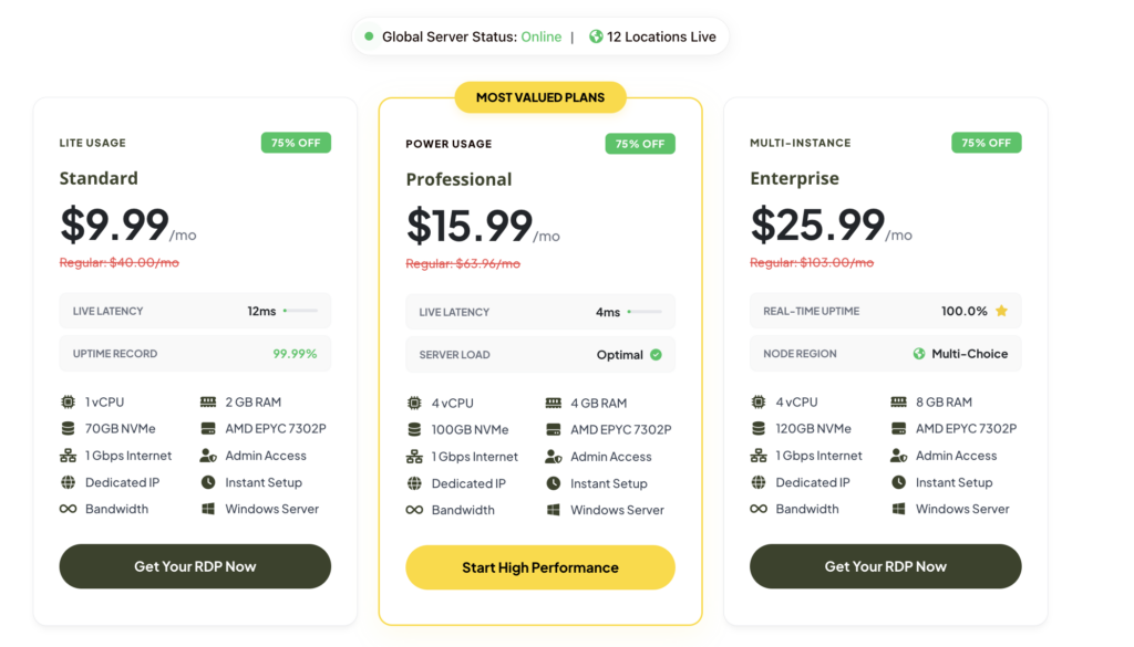 Buy RDP With Bitcoin/BTC - [#7 Best RDP Server Providers]