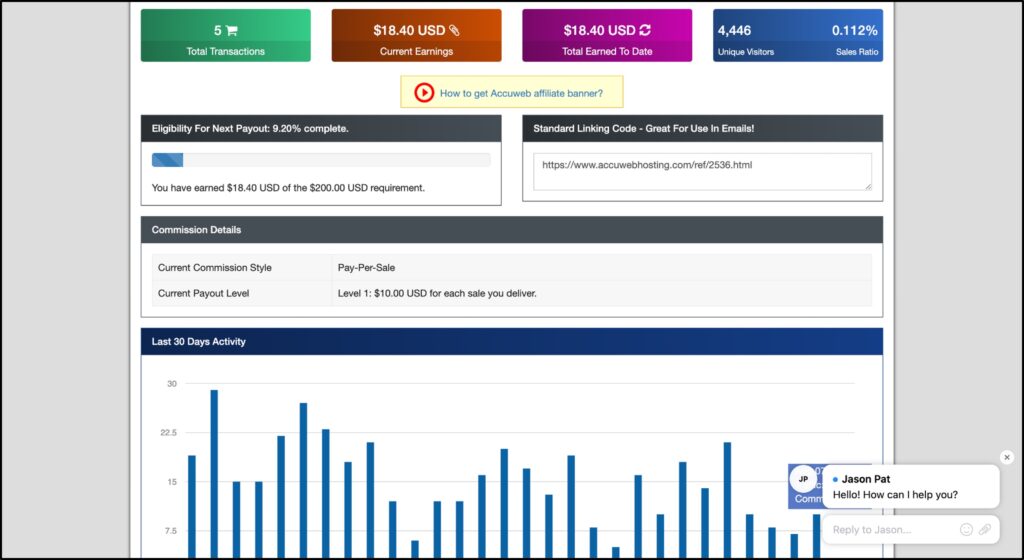 Accuwebhosting Affiliate Programs