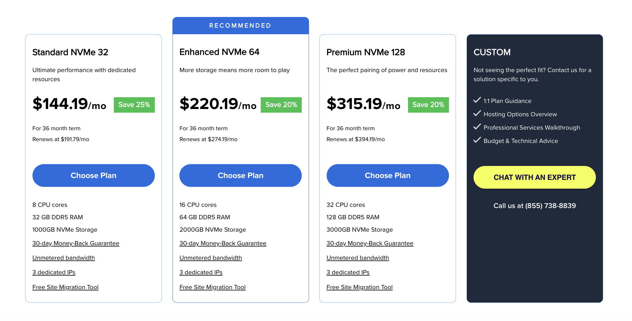 BlueHost Review 7 Bluehost Dedicated Hosting Plans