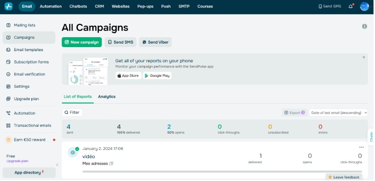 SendPulse Review- Is #1 Marketing Automation Platform? 3 Easy To Use Interface