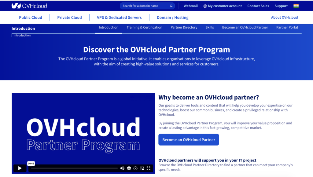 OVHcloud Affiliate Programs