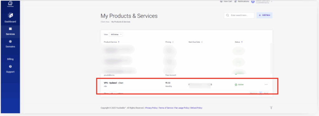 You’ll be taken to the cPanel Control Panel