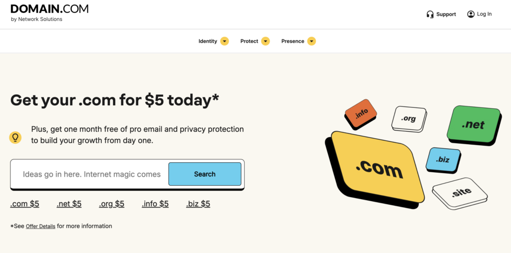Domain.com Review