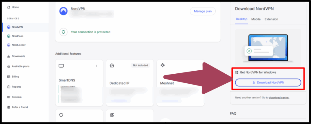 9 Best VPN for Singapore in March 2026 (Top Handpicked) 25 Click Windows Option to download NordVPN Windows app