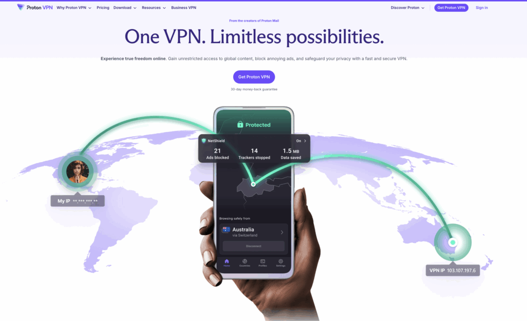 ProtonVPN Free VPN