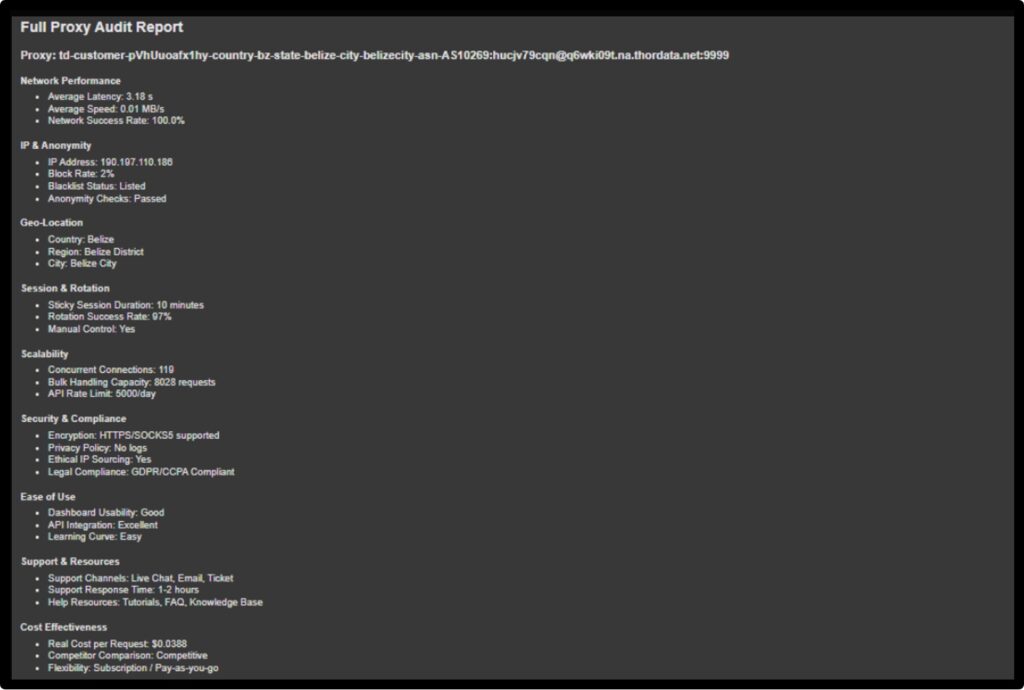 ThorData Review 2026 - Best Proxies for Scraping & Pricing 8 Proxy Audit Report