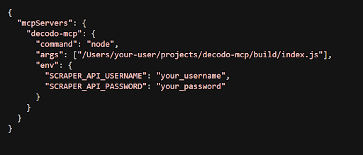 MCP server authentication