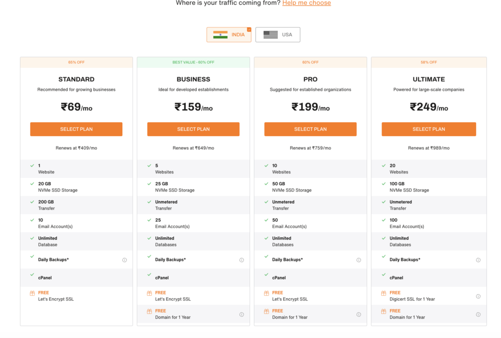 Best Web Hosting India 2026: Top 10 Local & Global Hosts 30 HostGator India Hosting Plans