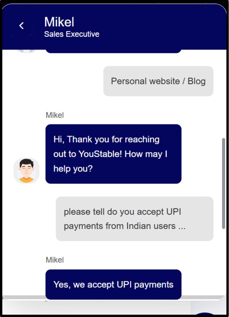 Best Web Hosting India 2026: Top 10 Local & Global Hosts 4 YouStable Live Chat Support