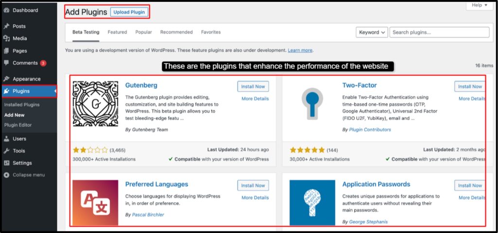  Install Essential Free Plugins