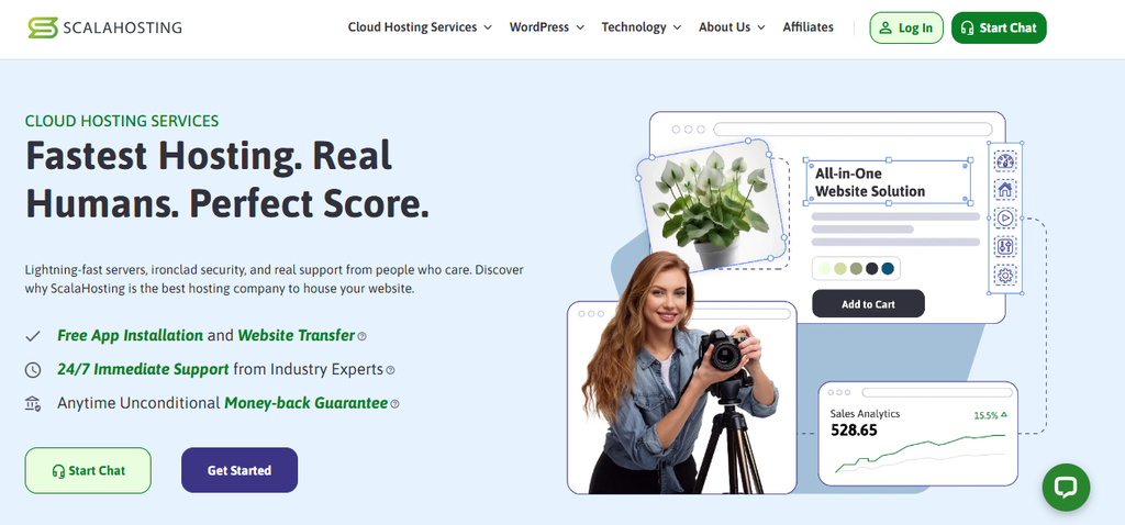 ScalaHosting Review 2026: After 4 years, 2 Websites 4 scalahosting homepage