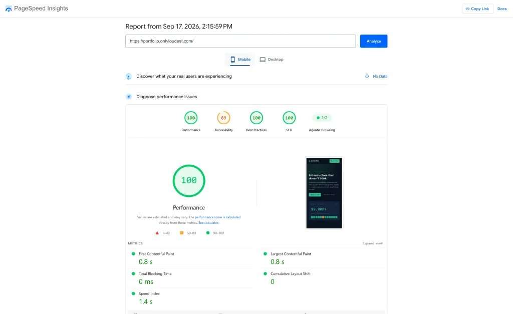speed test on mobile