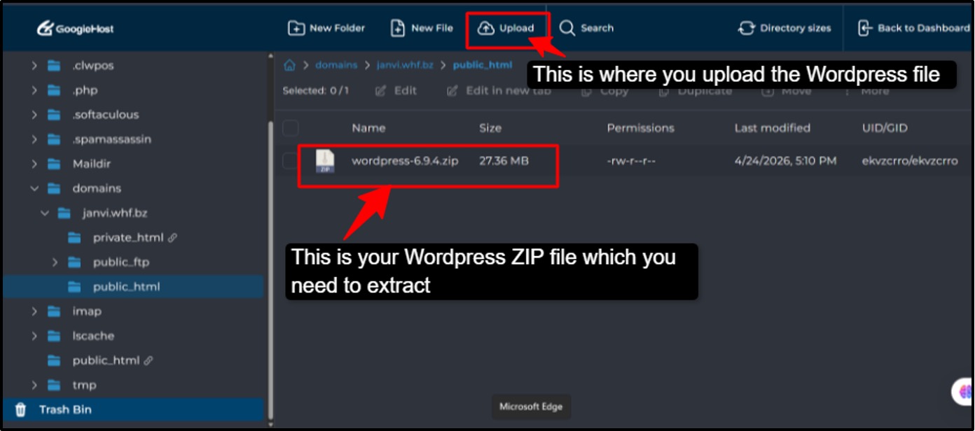 Go to the official WordPress website