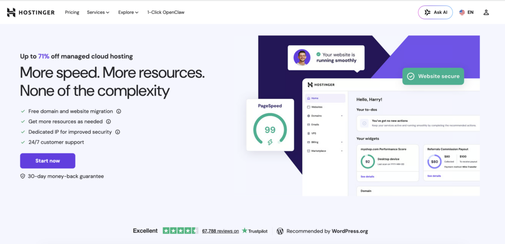 Hostinger Cloud Hosting