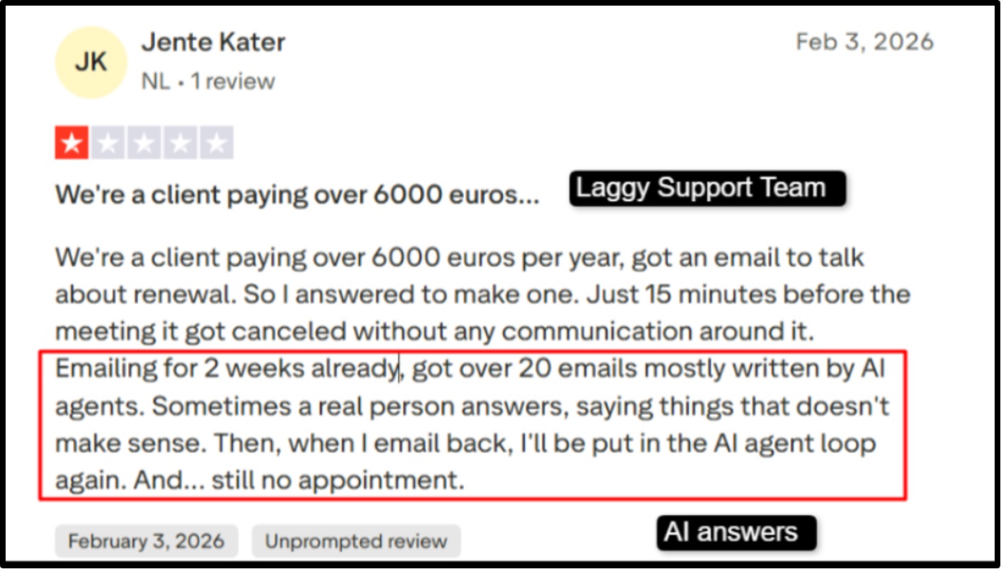 The support team of ActiveCampaign do not solve the problem, instead keep on delaying it.