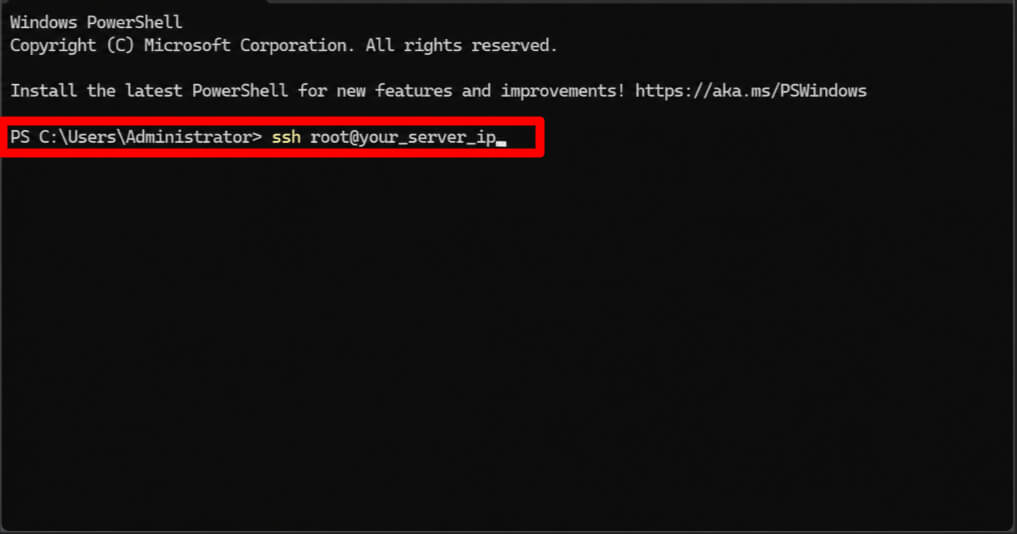 Connect to Your VPS