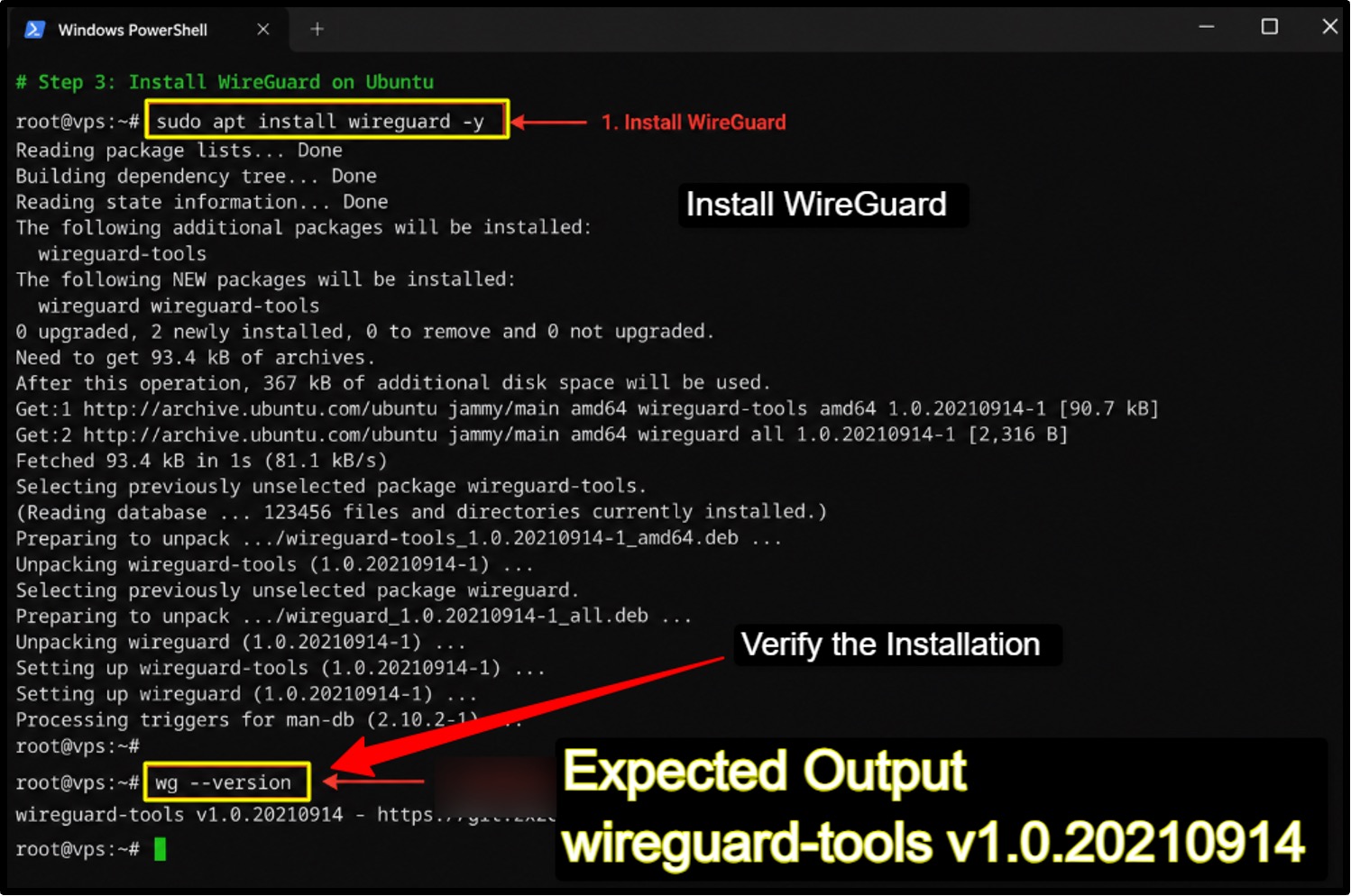 Install WireGuard on Ubuntu