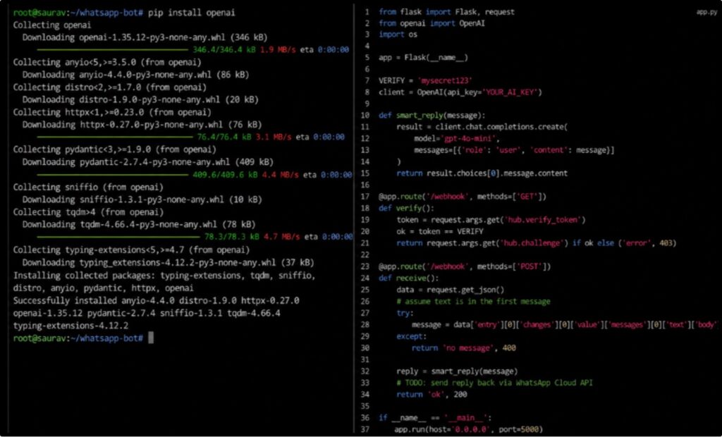 How to Host WhatsApp and Telegram Chatbots on a VPS 2026 22 Add AI Capabilities to Your Chatbot