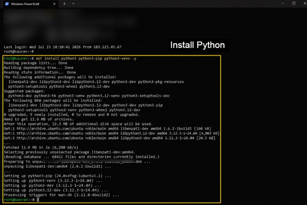 How to Host WhatsApp and Telegram Chatbots on a VPS 2026 8 Install Required Software