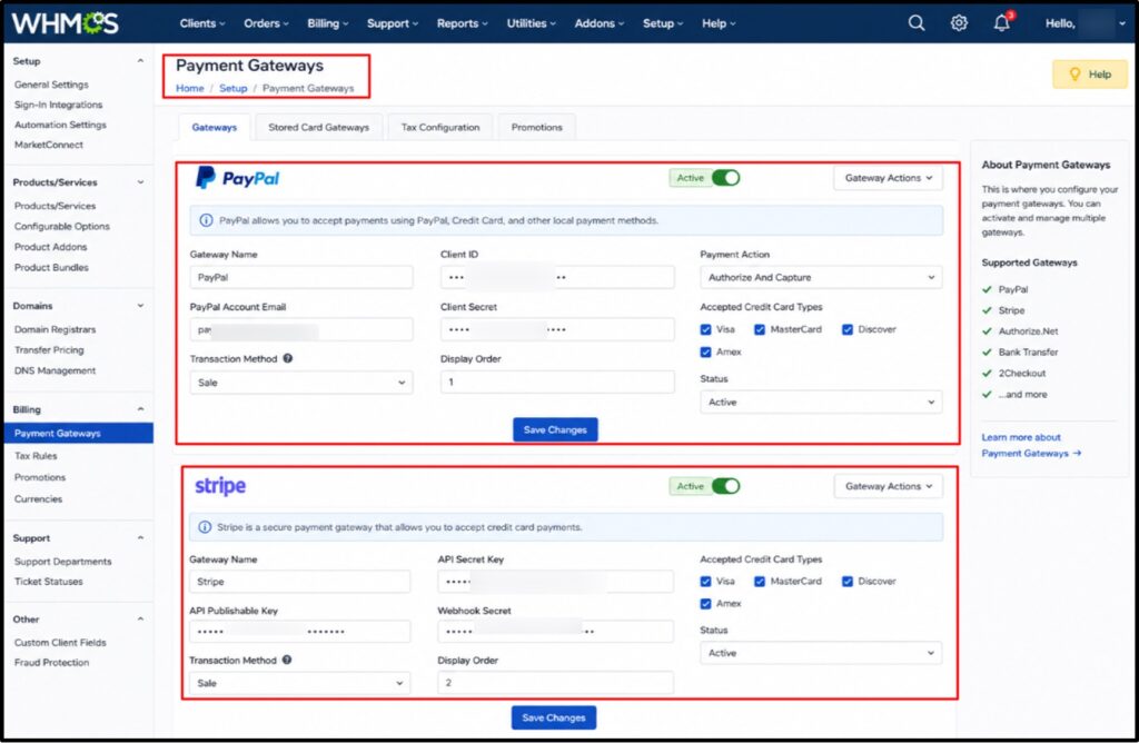 Link your payment gateway next, like PayPal or Stripe, so money lands directly in your account
