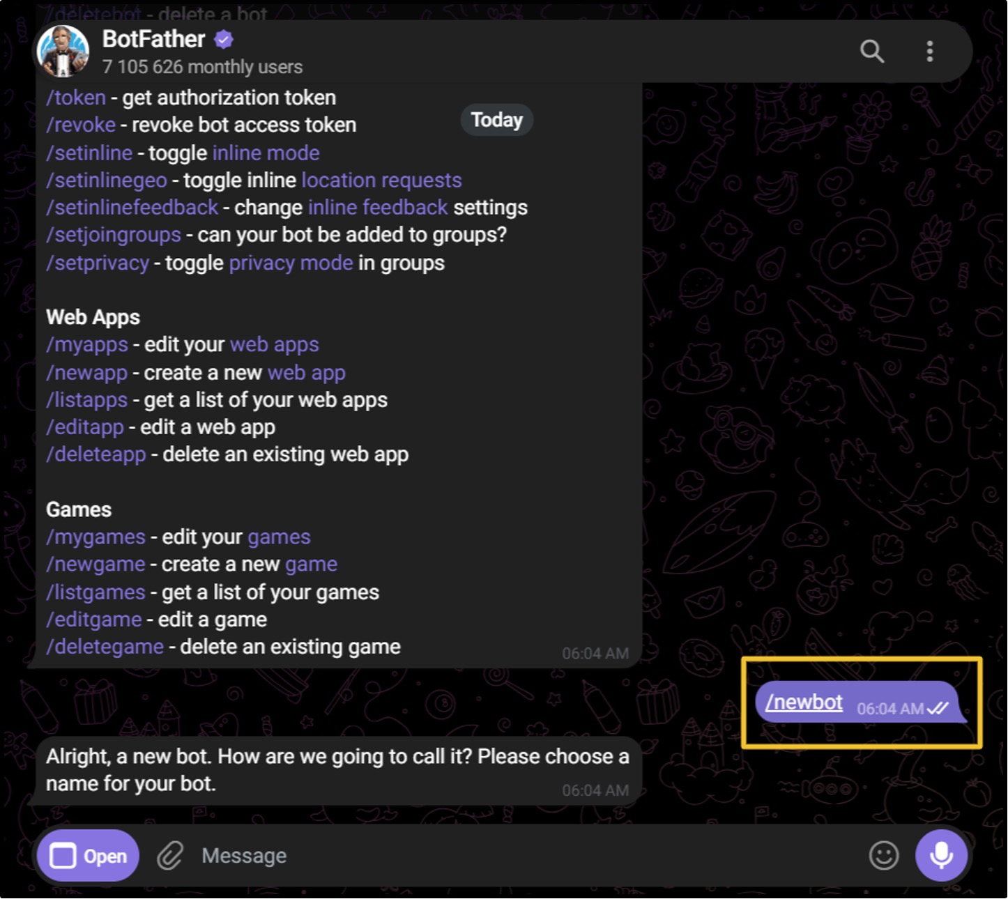 How to Run a Telegram Bot 24/7 for Free: Why You Need a VPS 3 Open Telegram