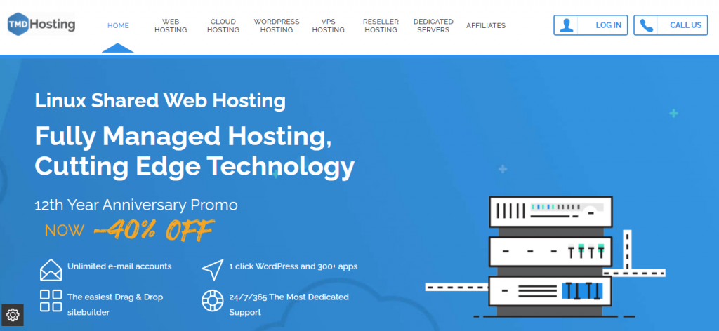 Tmd Hosting homepage
