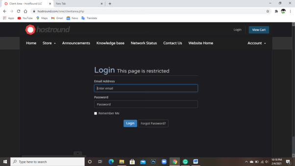 Hostround login 2 Hostround login