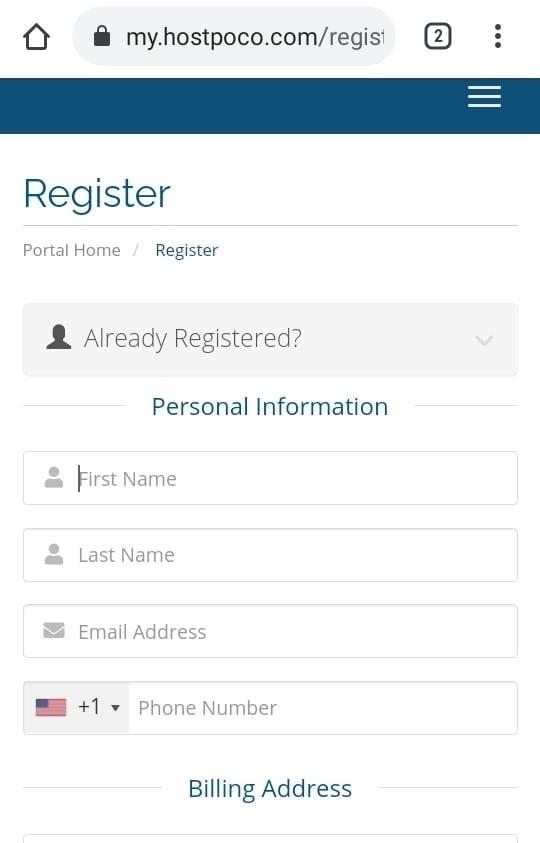 HostPoco Login