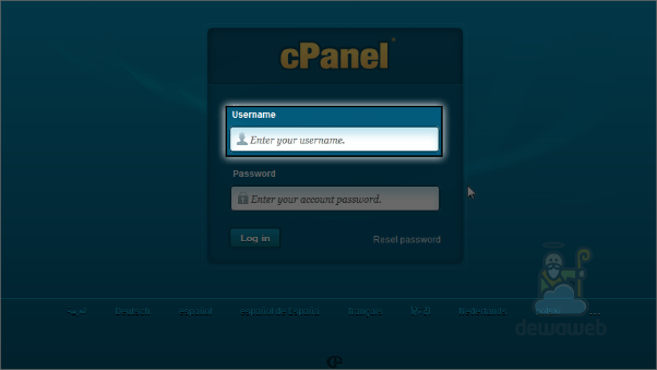 Dewaweb login