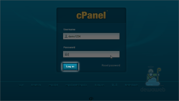 Dewaweb login