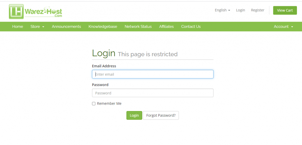Warez-host login