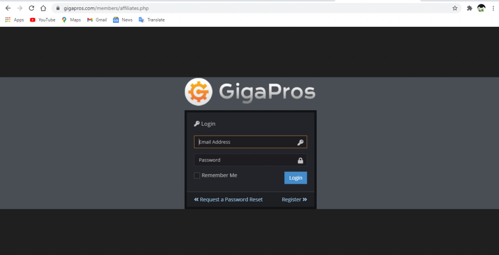 GigaPros Login 11 GigaPros login