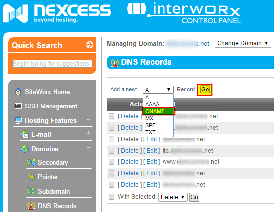 Nexcess Nameservers