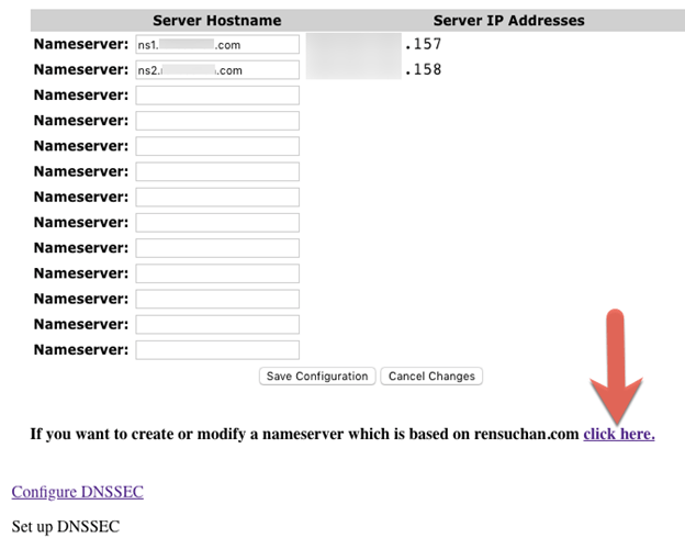 Nexcess Nameservers