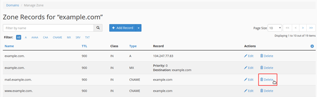 inmotion nameservers