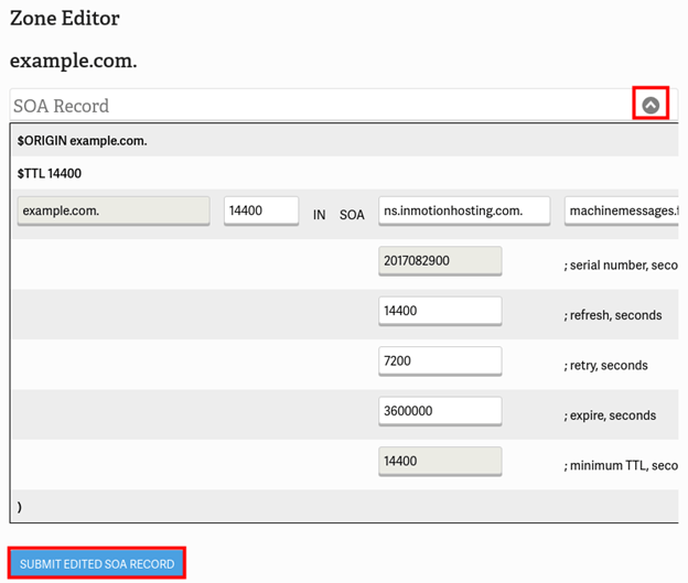 Inmotion Nameservers