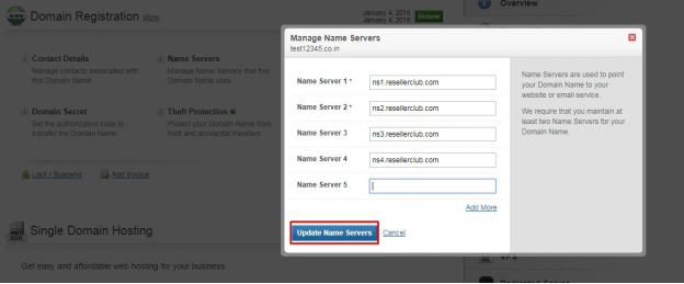 ResellerClub Nameservers 6 ResellerClub Nameservers