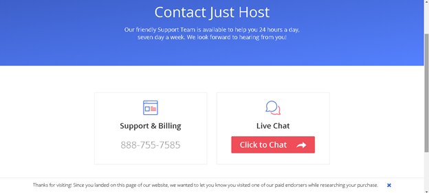 JustHost Support: Contact Just Host